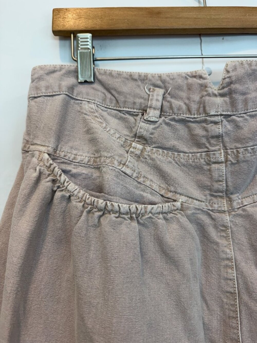 Free People Women's Sweet Talk Chino Trousers Pants Size 12 Phantom Gray - Picture 10 of 14